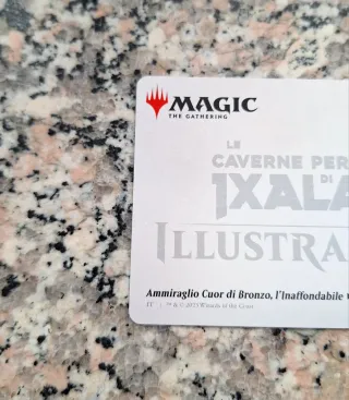Carta illustrata le caverne perdute di ixalan