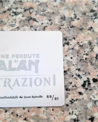 Carta illustrata le caverne perdute di ixalan