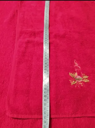 Asciugamani natalizi con candele