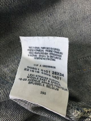 Pantalón Levi's 501 Vintage W28 L34