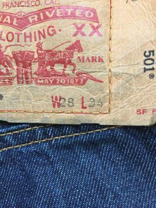Pantalón Levi's 501 Vintage W28 L34