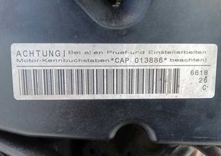 233154 cap motor completo audi a5 coupe (8t)