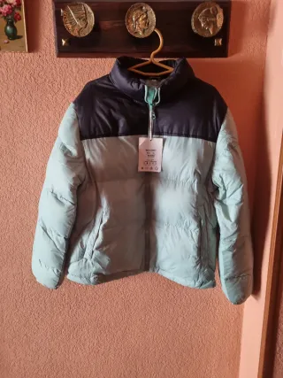 Cazadora Unisex Talla XL Negra y Verde