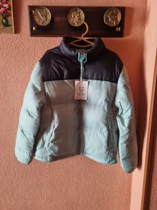 Cazadora Unisex Talla XL Negra y Verde