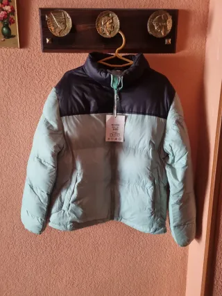 Cazadora Unisex Talla XL Negra y Verde