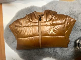 Giubbotto Jordan ragazzo beige