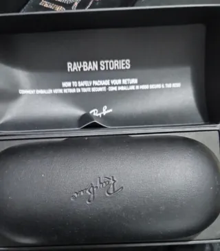 Gafas Ray-Ban Wayfarer Stories Negras