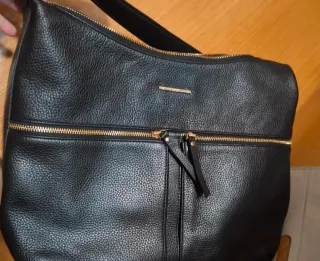 Bolso Geox Negro Piel Mujer