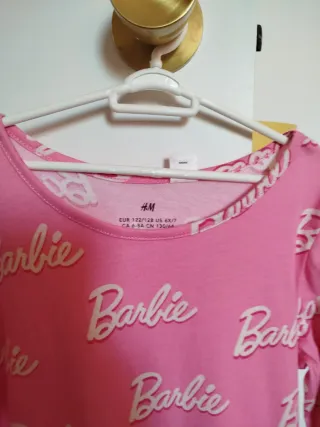 Vestido Barbie niña H&M talla 122/128