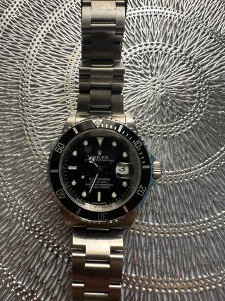 Rolex Submariner Reloj Automático Negro
