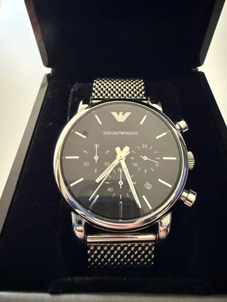 Reloj Emporio Armani Negro/Plata