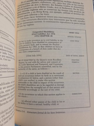 El texto jurídico inglés y su traducción al españo