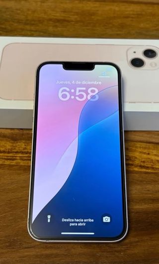 IPHONE 13 ORO ROSA 128GB CON CAJA Y PROTECTOR