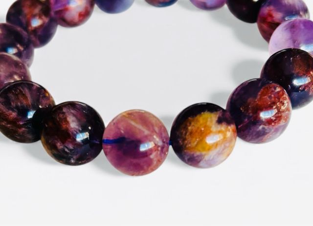 Pulsera Ametrino Natural Multicolor