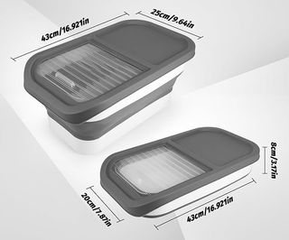 Contenedor de pienso plegable