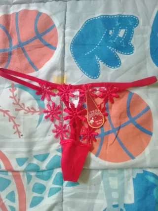 Tanga sexy encaje floral