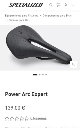 Sillín Specialized Power Arc Expert 143