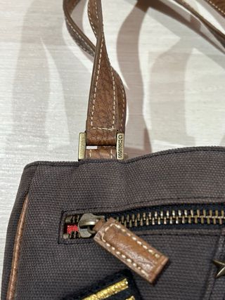 Borsetta a mano vintage militare - Guess