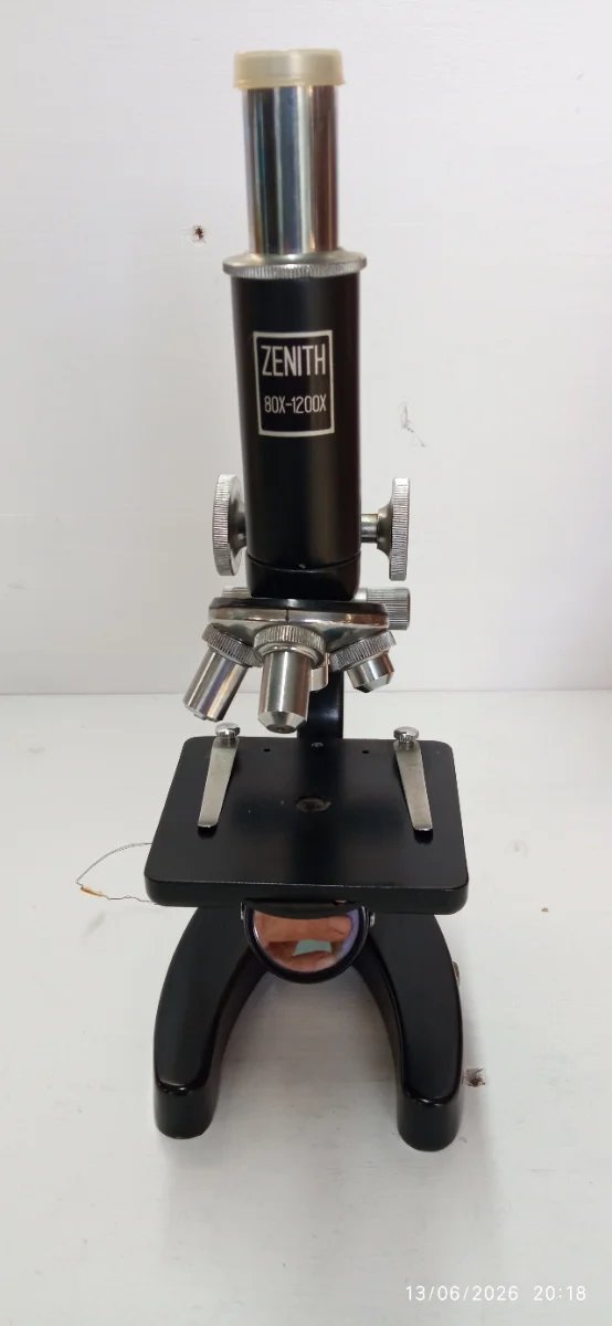 Microscopio Zenith 80x-1200x Antiguo
