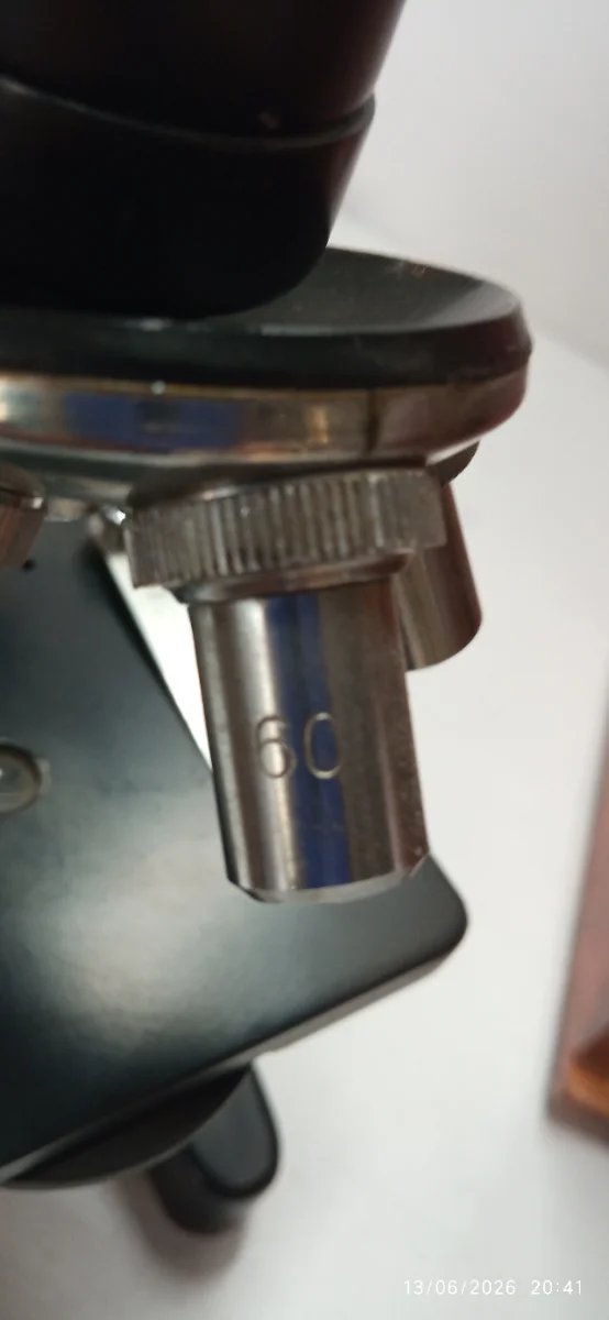 Microscopio Zenith 80x-1200x Antiguo