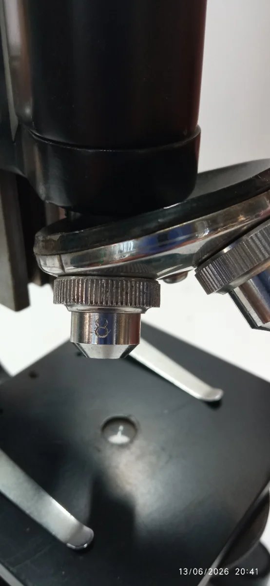Microscopio Zenith 80x-1200x Antiguo