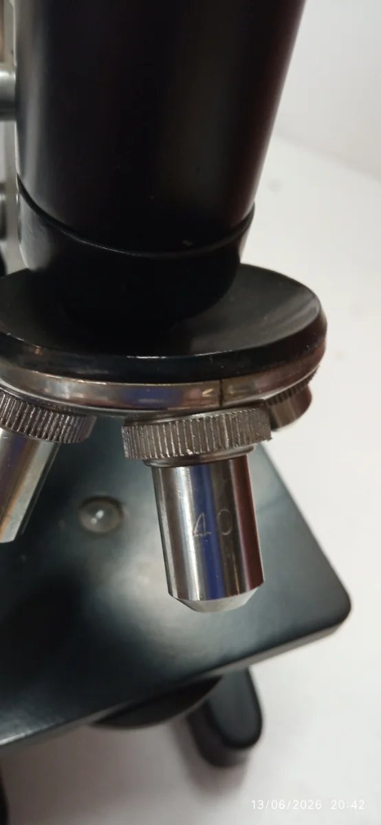Microscopio Zenith 80x-1200x Antiguo