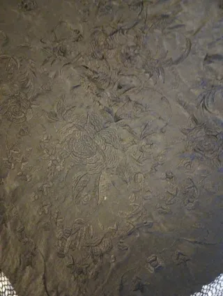 Mantón Isabelino Negro