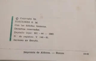 Libro 1963 "Matemáticas" 6° curso