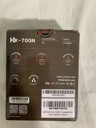 Telémetro Láser Rangefinder HX-700N