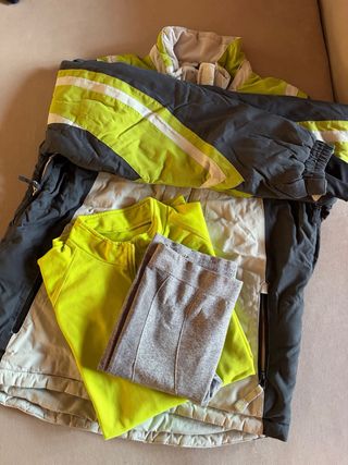Chaqueta ski C&A 12-14 a +pantalón +camiseta int