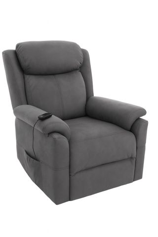Poltrona Relax Elettrica con Sollevatore Colore Grafite