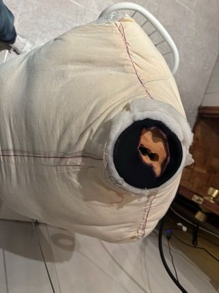 Maniquí de costura señora mayor