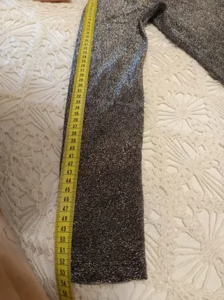 Vestido fiesta elástico plateado