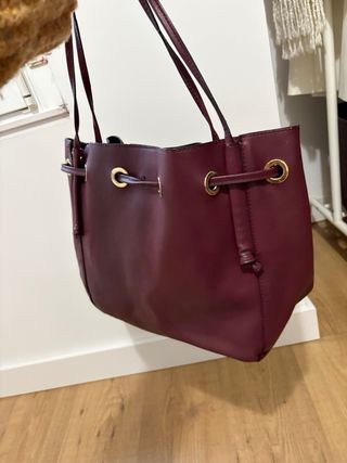 Bolso Tote Burdeos