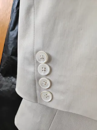 Americana Massimo Dutti Beige Talla 44