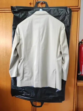 Americana Massimo Dutti Beige Talla 44