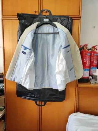 Americana Massimo Dutti Beige Talla 44