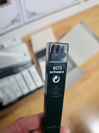 30 Cajas Minas Grafito Faber Castell 9073 4.5mm