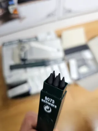 30 Cajas Minas Grafito Faber Castell 9073 4.5mm