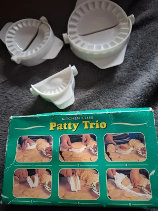 Set 3 Moldes Empanadillas Patty Trio