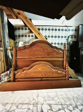 Cabecero y Piecero de Roble