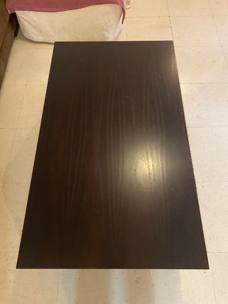 Mesa de centro elevable de madera