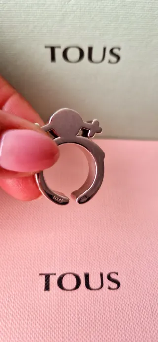 Anillo Tous Plata Ajustable