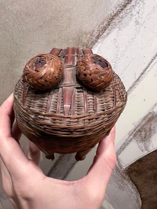 Cestino vintage in vimini