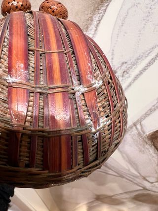 Cestino vintage in vimini