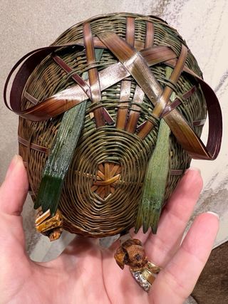 Cestino vintage in vimini