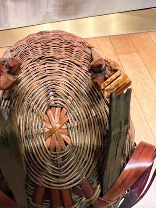 Cestino vintage in vimini