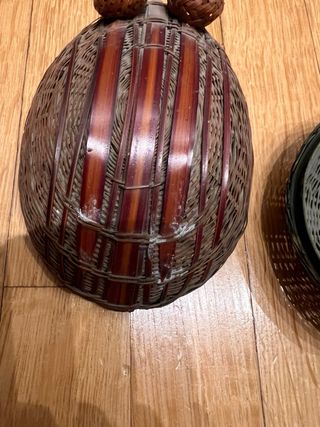 Cestino vintage in vimini