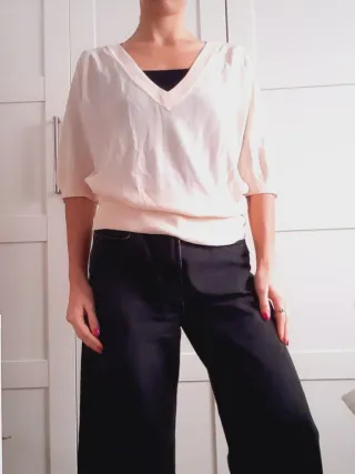 Jersey crema Javier Simorra