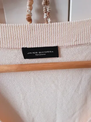 Jersey crema Javier Simorra
